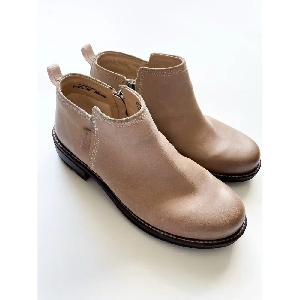 Keen Women's Oregon City Low Beige Suede Chelsea Boots Size 7.5